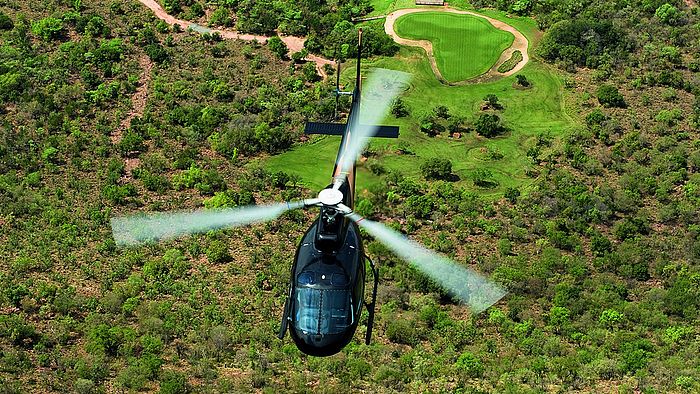  Helikopter-Flug auf 463 Meter