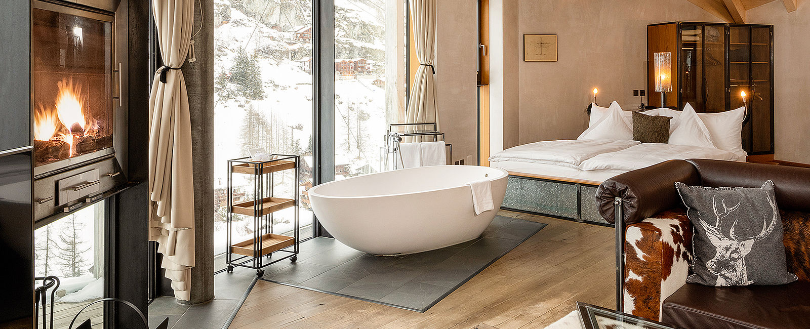 VERY SPECIAL HOTEL
 Design Hotel Matterhorn FOCUS, Zermatt 
 Charmant & speziell 