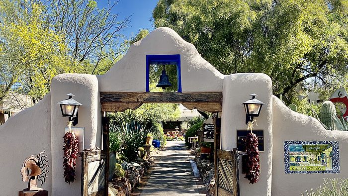  Eingang zur Hacienda del Sol in Tucson