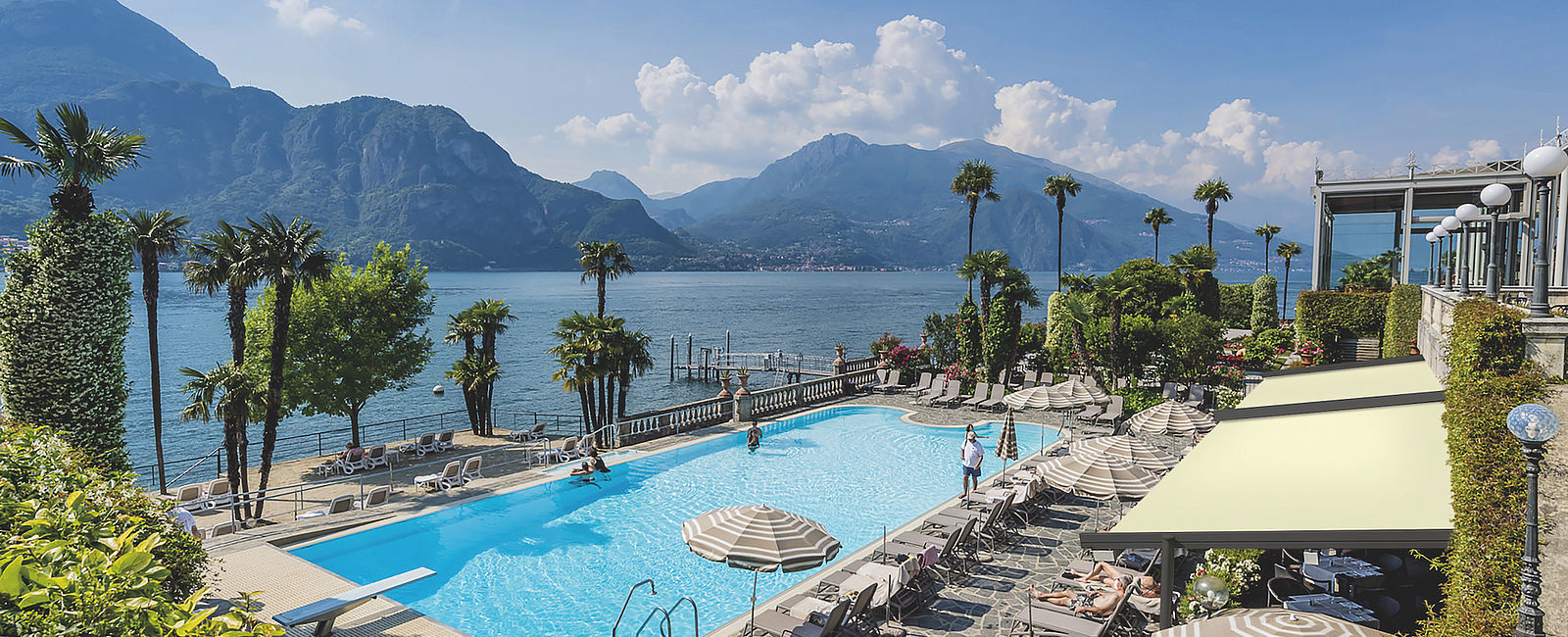 HOTELTEST
 Grand Hotel Villa Serbelloni 
 EINE ALTE LADY MIT SEELE UND PERSPEKTIVE 