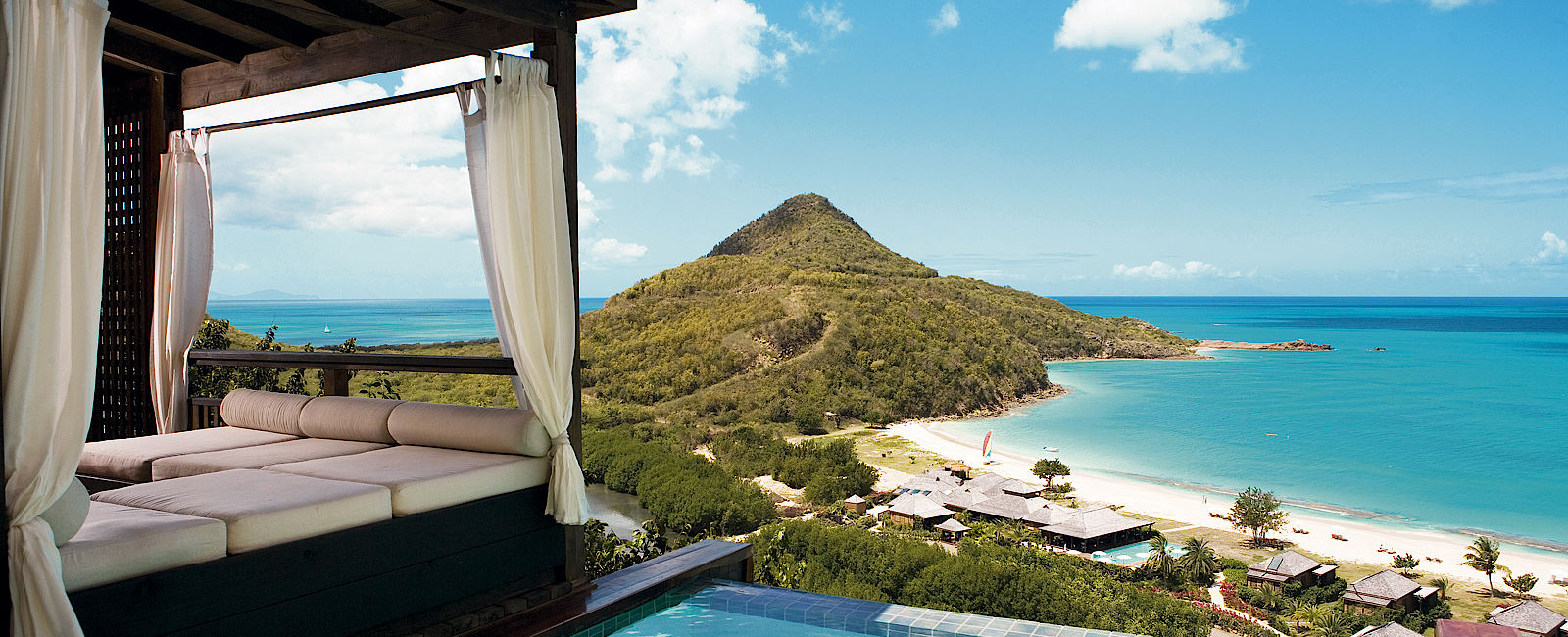 VERY SPECIAL HOTEL
 Hermitage Bay, Blue Waters Resort & Spa 
 Karibischer Zauber 