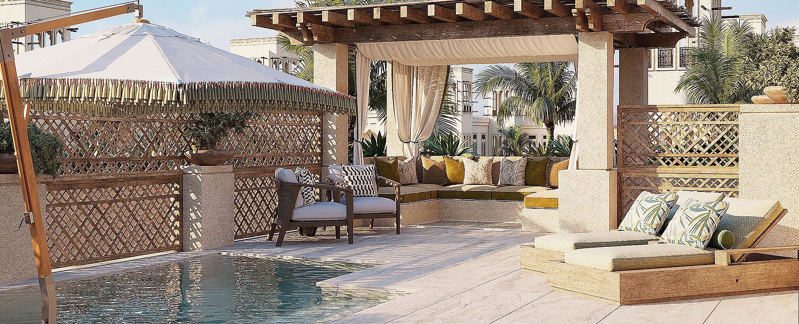 VERY SPECIAL HOTEL
 Jumeirah Malakiya Villas 
 Majestätischer Luxus 