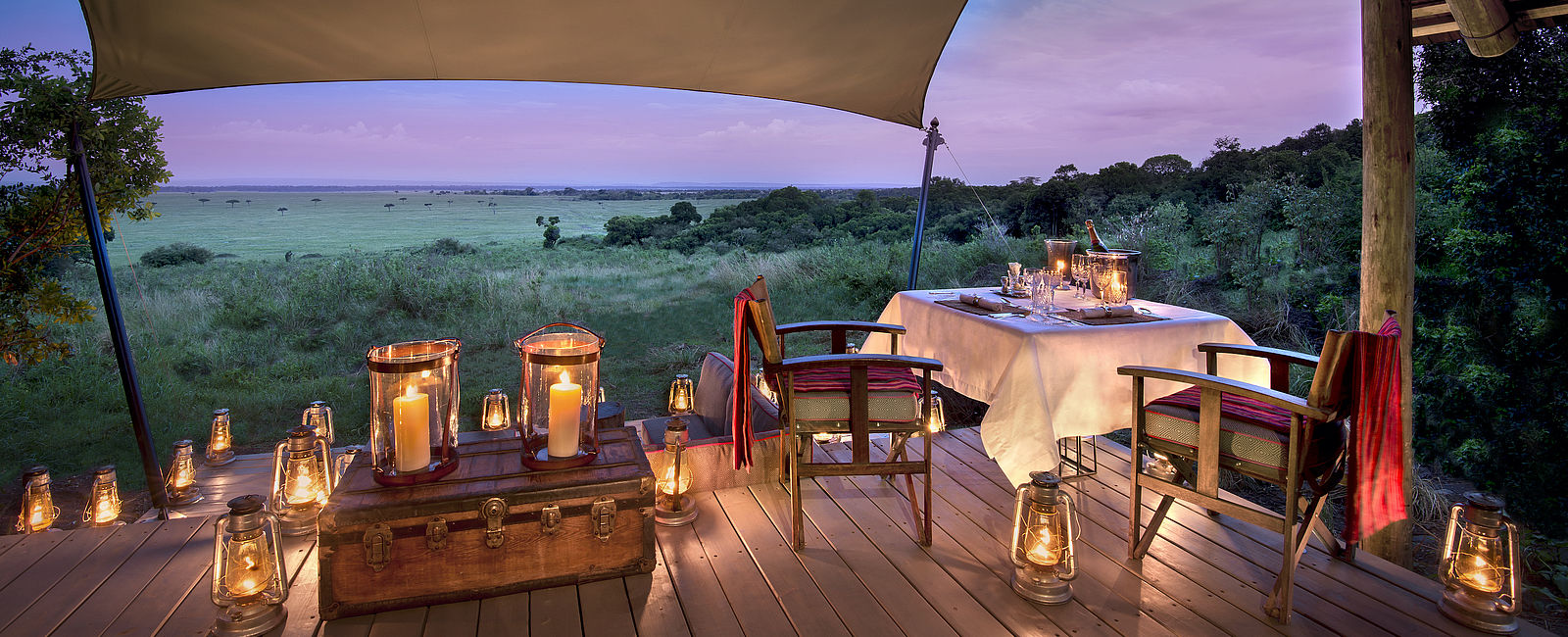 HOTEL ANGEBOTE
 andBeyond Bateleur Camp: -50% Honeymoon Special 
