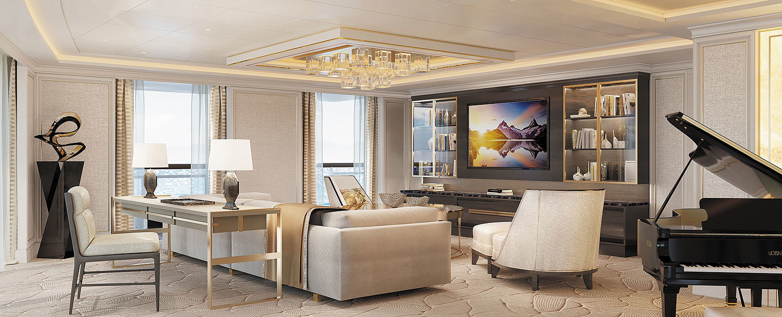 KREUZFAHRT NEWS
 Regent Seven Seas Cruises präsentiert die luxuriöseste Suite der Welt 
