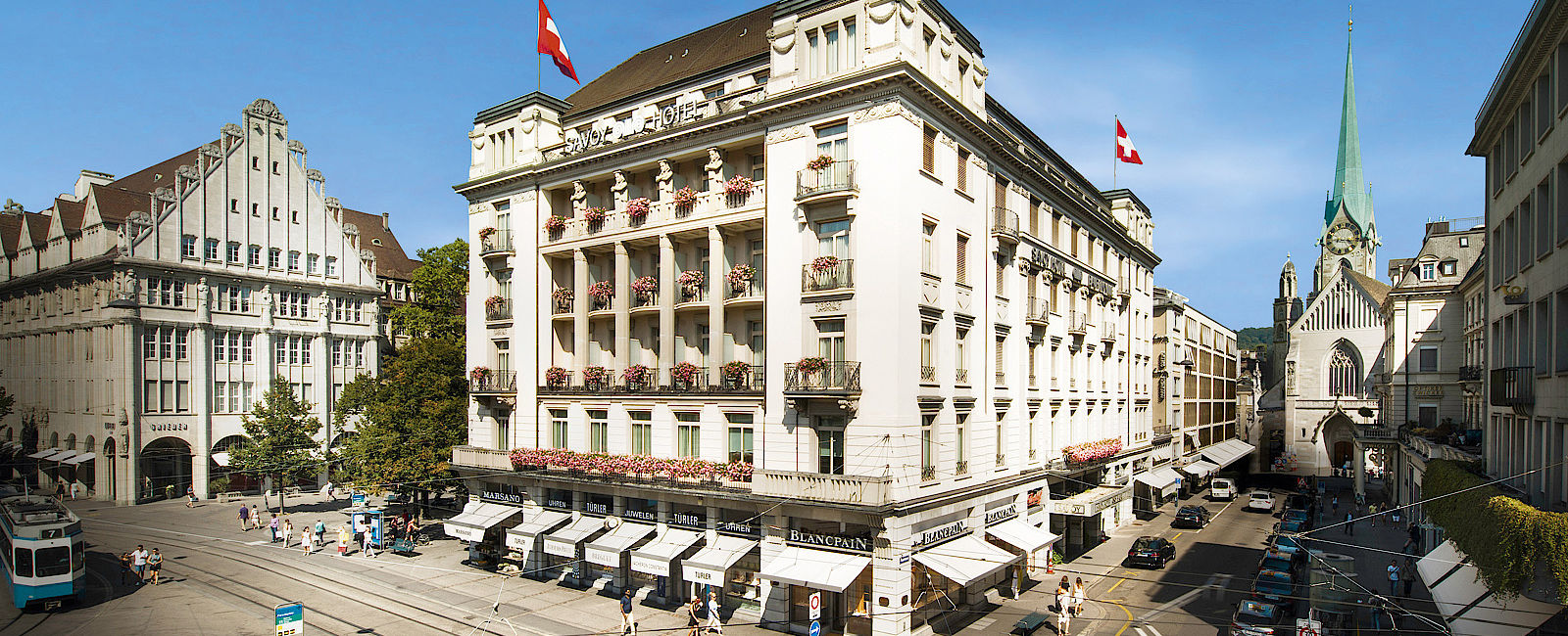 HOTEL TIPPS
 Savoy Hotel Baur en Ville 
 Die beste Ecke von Zürich 