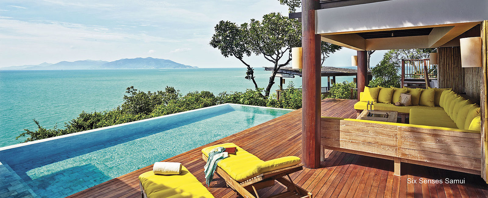 VERY SPECIAL HOTEL
 Six Senses Samui & Six Senses Yao Noi 
 Die sechs Sinne Thailands 