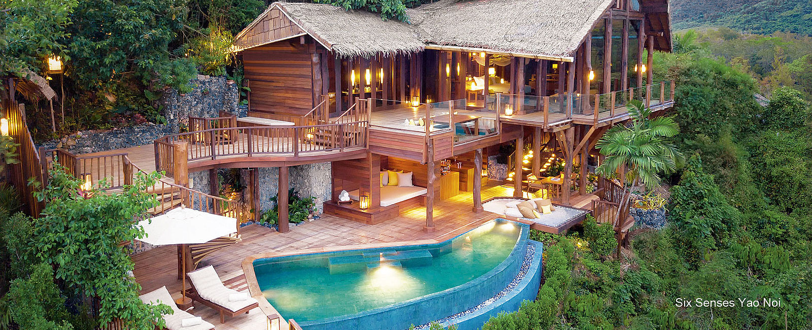 VERY SPECIAL HOTEL
 Six Senses Samui & Six Senses Yao Noi 
 Die sechs Sinne Thailands 