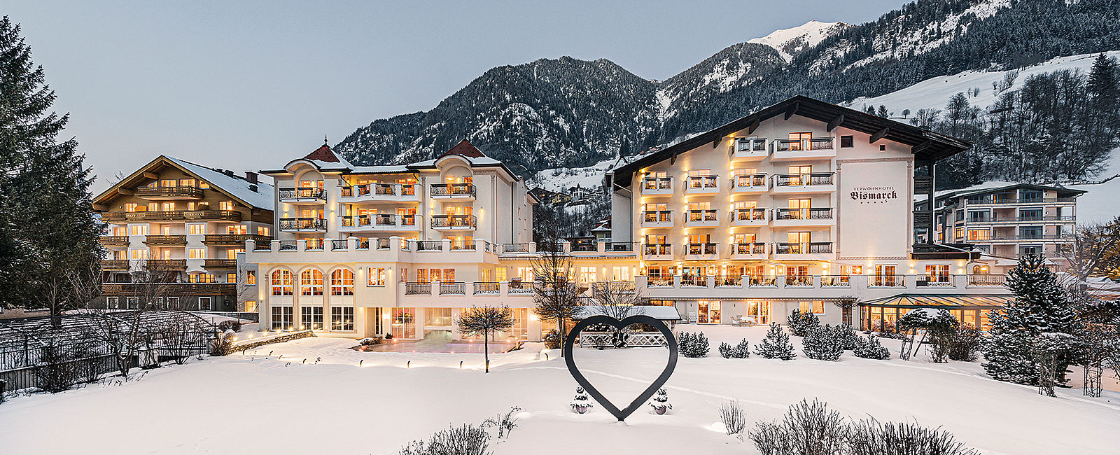 VERY SPECIAL HOTEL
 Verwoehnhotel Bismarck, Salzburg 
 Ski-, Thermal- und Gourmetgenuss 