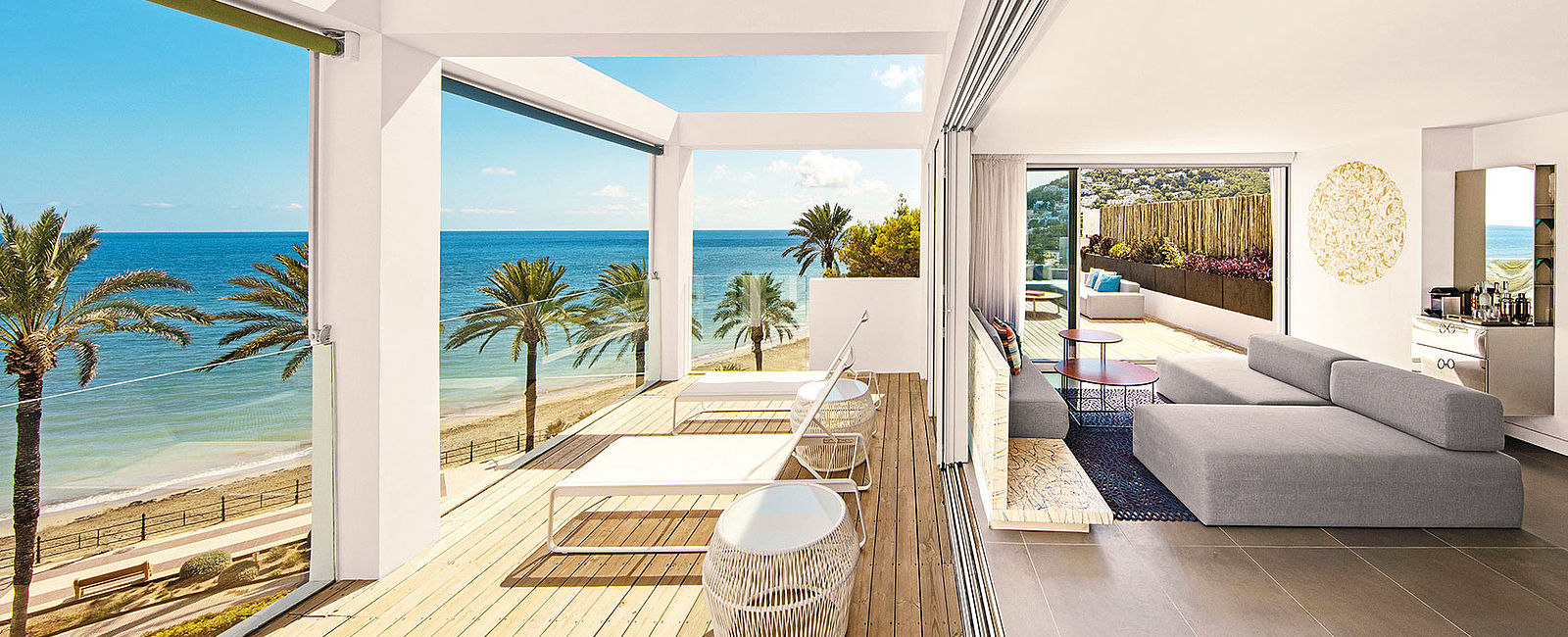 VERY SPECIAL HOTEL
 W Ibiza 
 Boho-Hideaway am Strand 