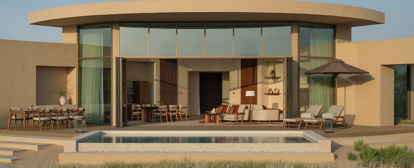 HOTELERÖFFNUNG NEWS
 Bab Al Shams: Neue Desert Pool Villas für ultimativen Wüstenluxus 
