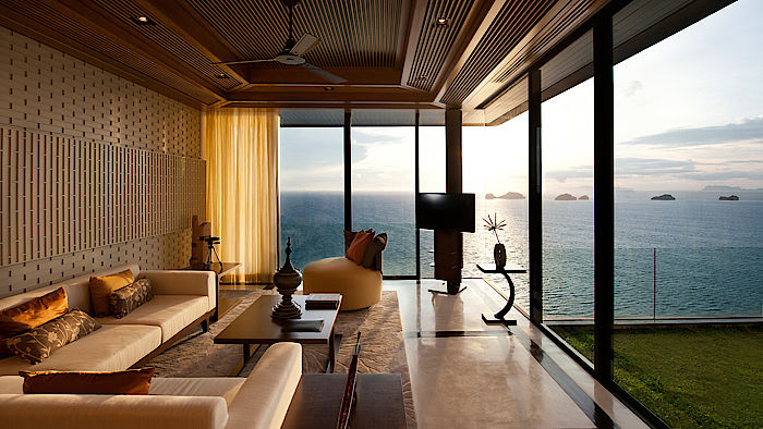 Ocean View Villa Living Room