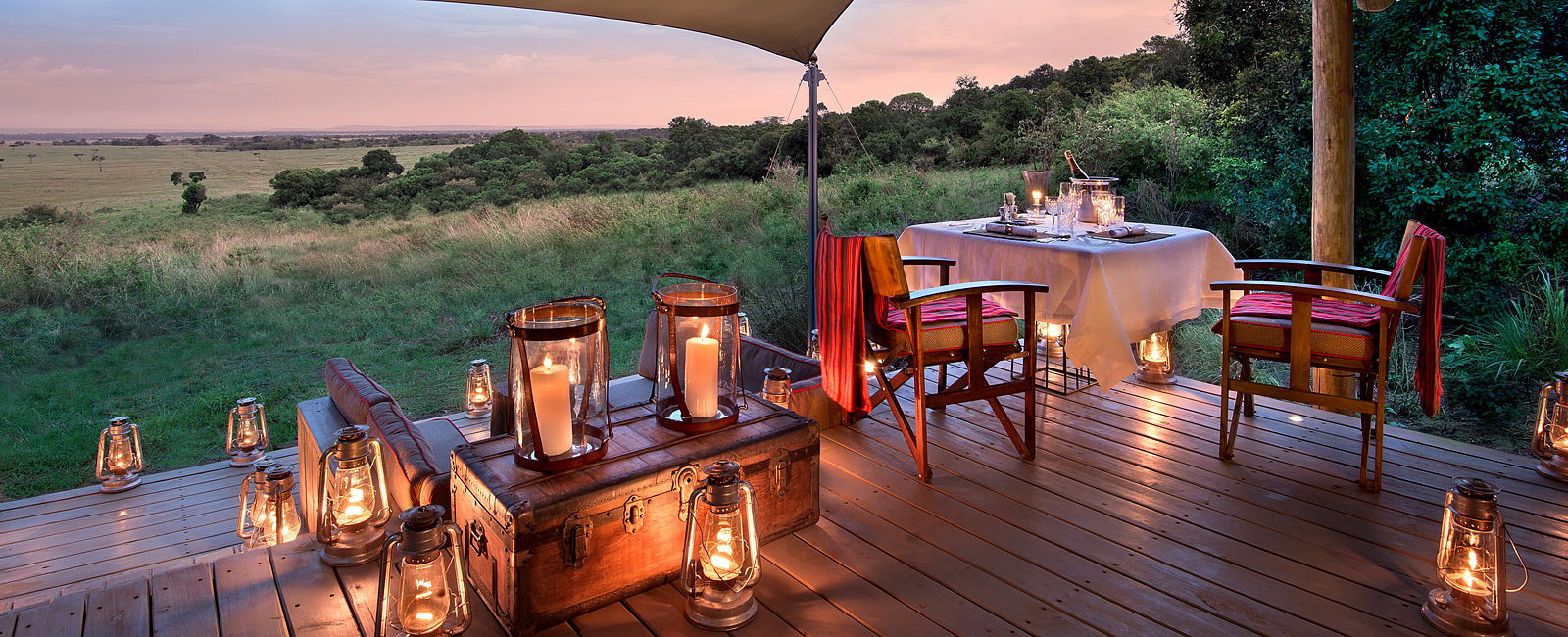 HOTEL ANGEBOTE
 andBeyond Bateleur Camp: -50% Honeymoon Special 
