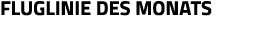 Fluglinie des monats