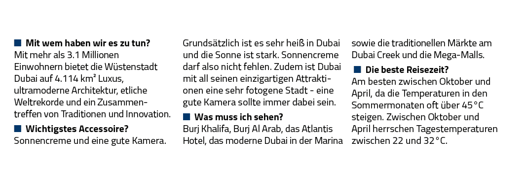    Mit wem haben wir es zu tun  Mit mehr als 3 1 Millionen Einwohnern bietet die Wüstenstadt Dubai auf 4 114 km  Luxu   