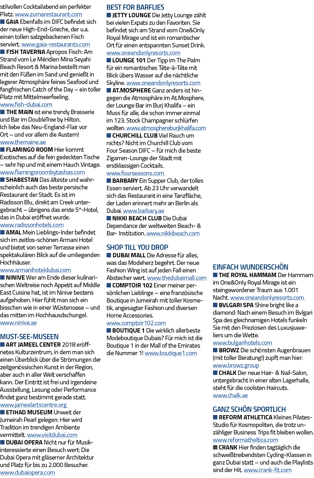 stilvollen Cocktailabend ein perfekter Platz  www zumarestaurant com   Gaia Ebenfalls im DIFC befindet sich der neue    