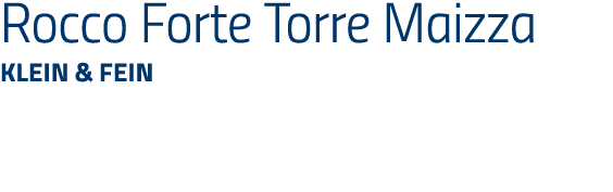 Rocco Forte Torre Maizza Klein & Fein