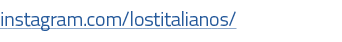instagram com lostitalianos 