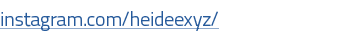 instagram com heideexyz 